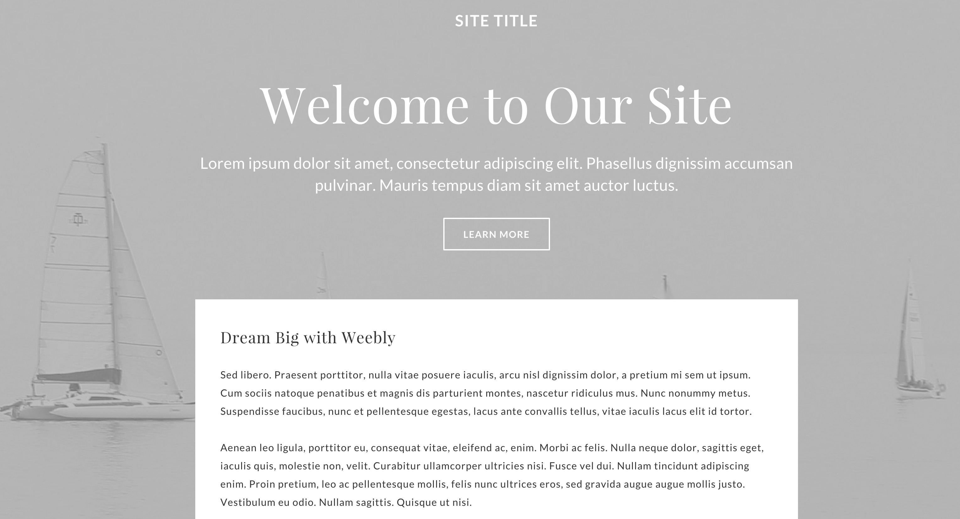 Stripes Weebly Theme