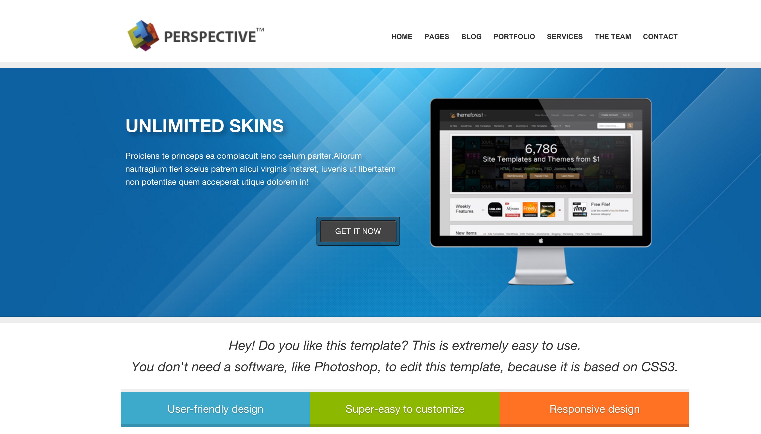 New Perspective Drupal 7 theme