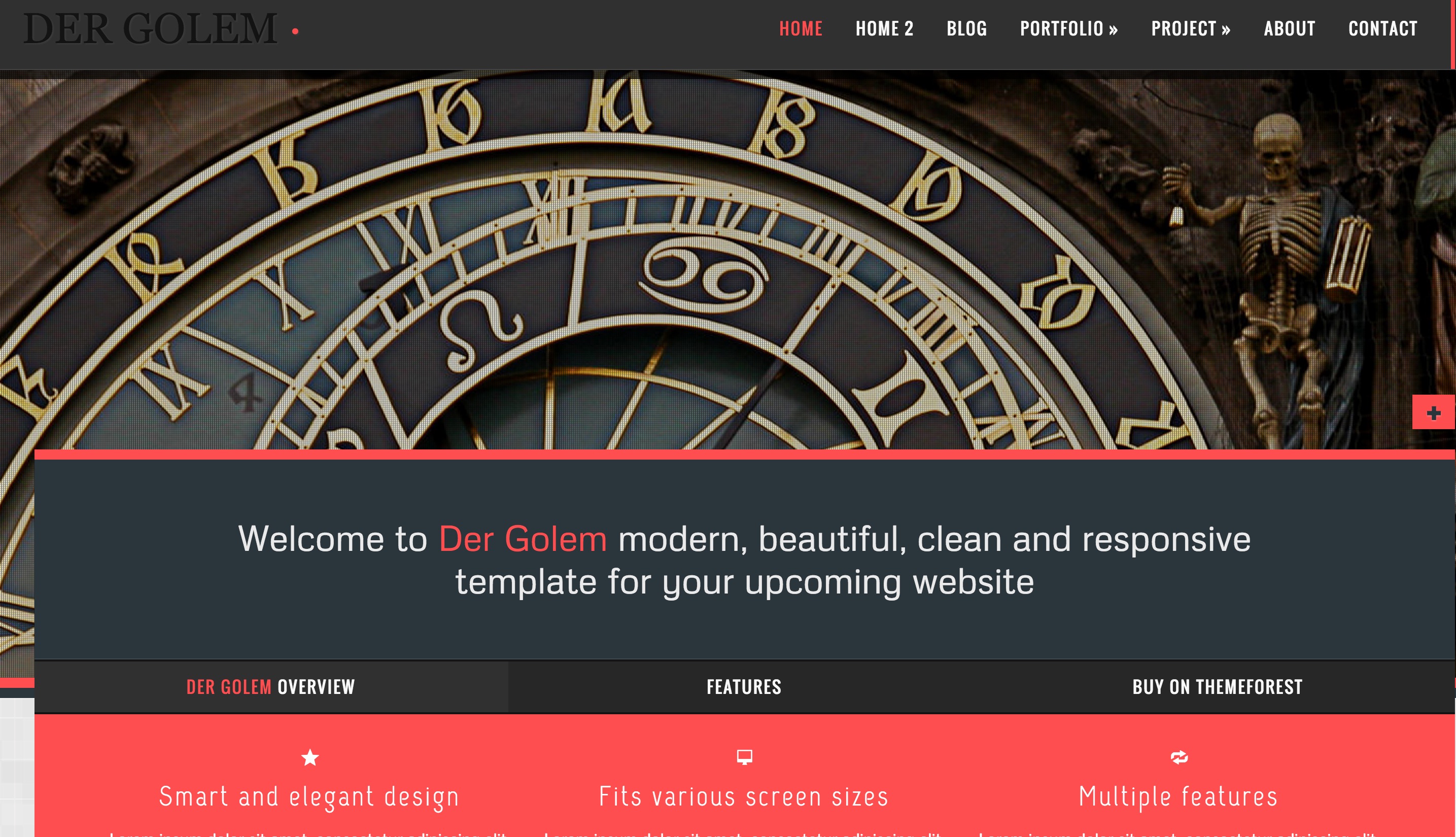 Der Golem–Multipurpose Theme For Concrete5
