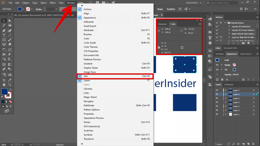 Is there a measure tool in Illustrator?