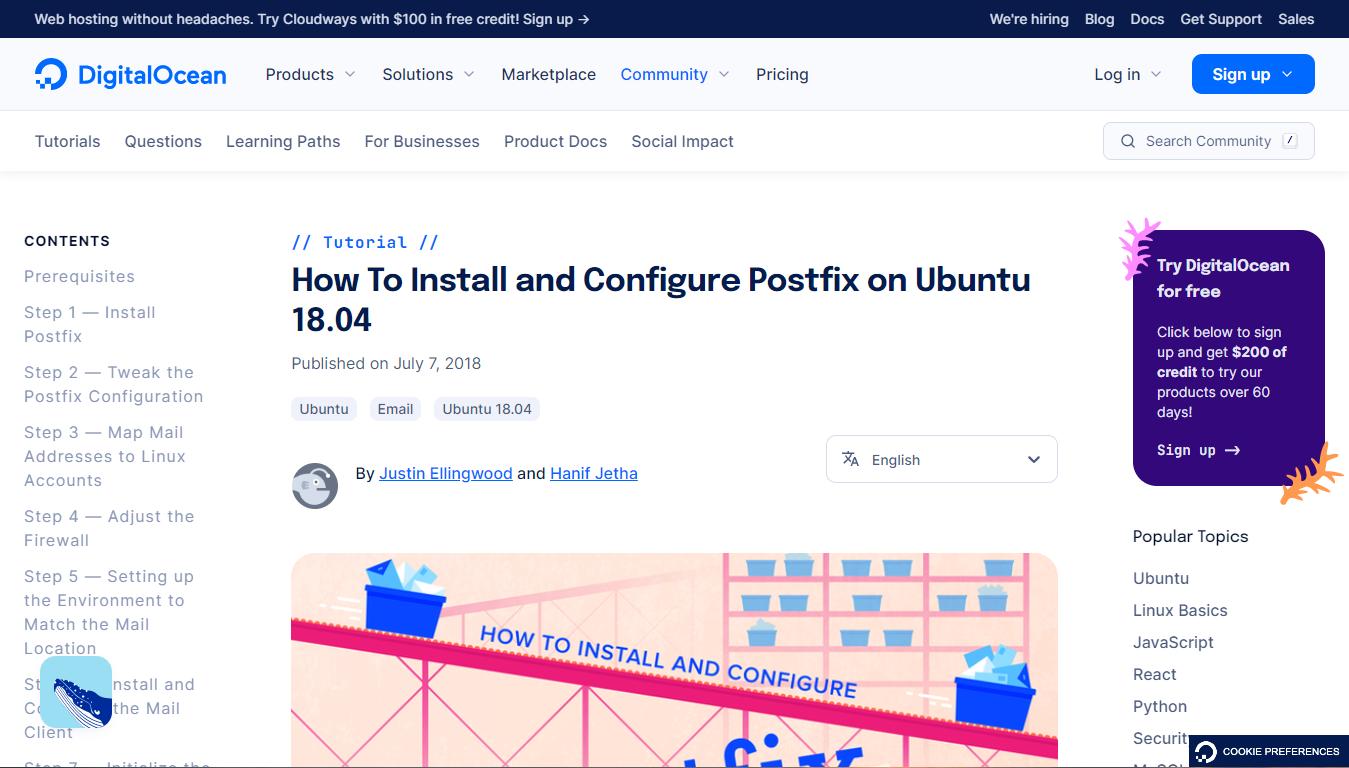 How To Install and Configure Postfix on Ubuntu 18.04