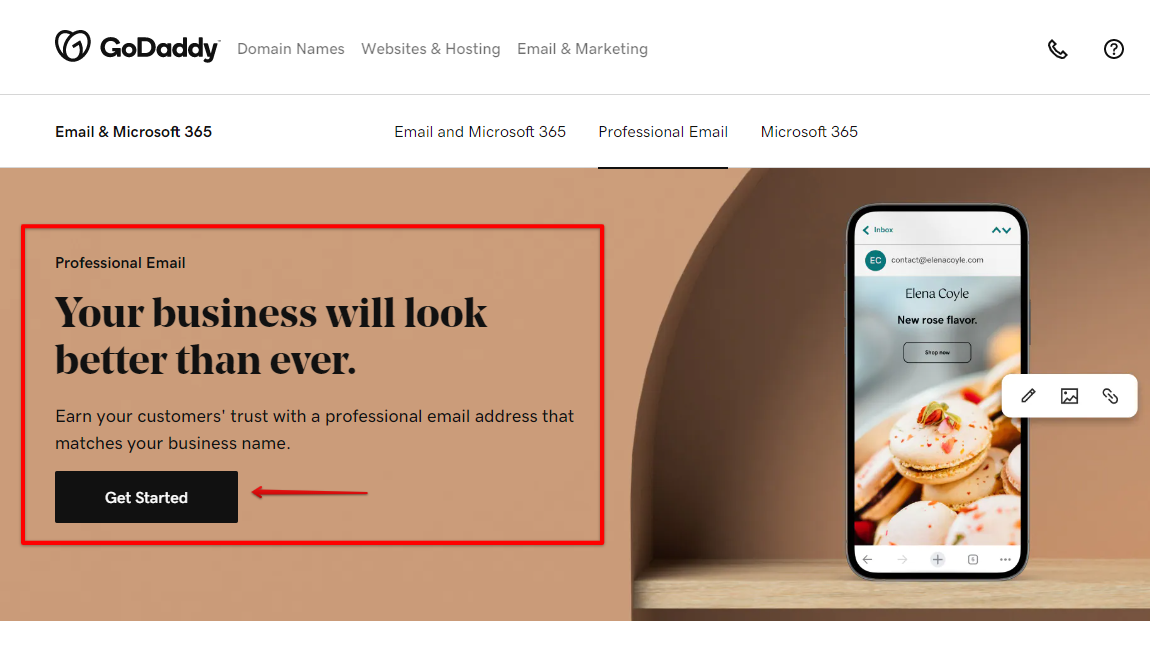 Do you get free email with GoDaddy domain?