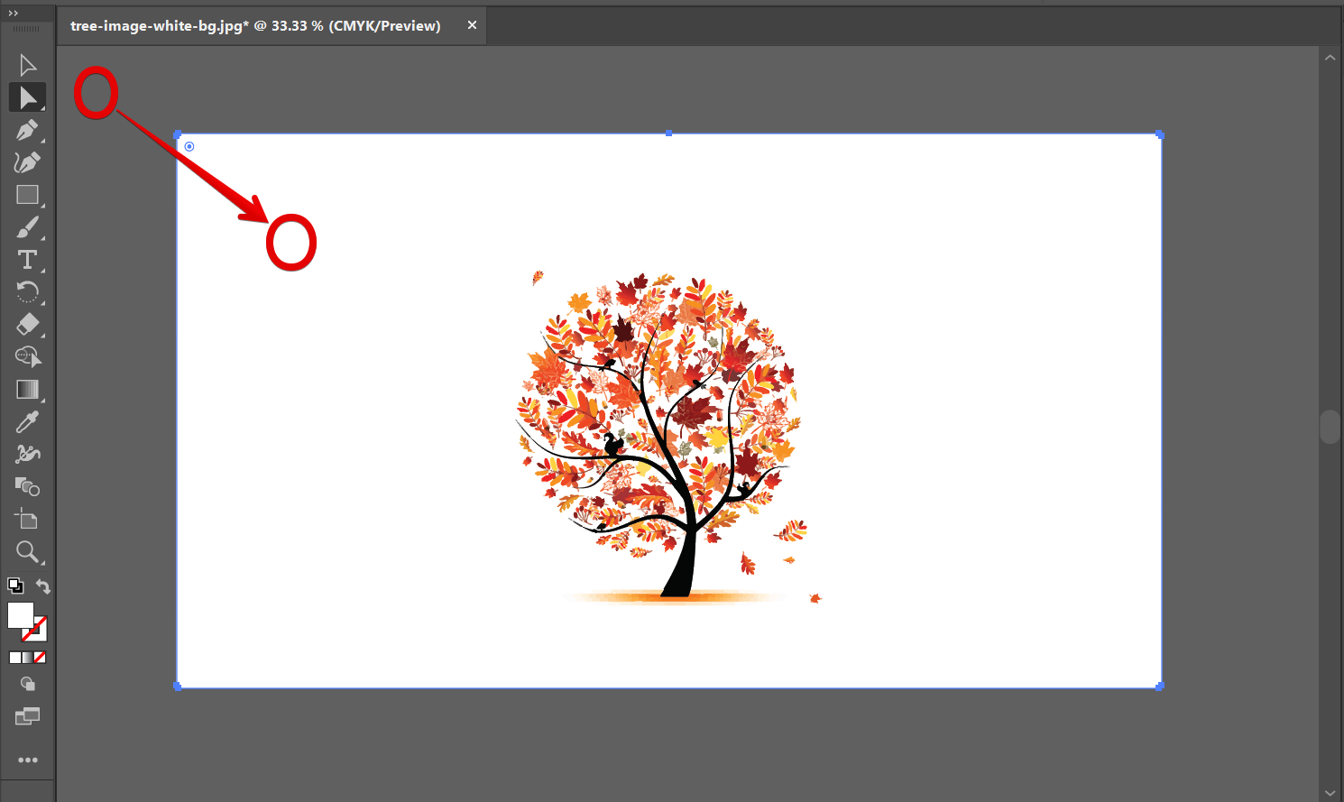 How do I remove the white background from an image in Illustrator? -  