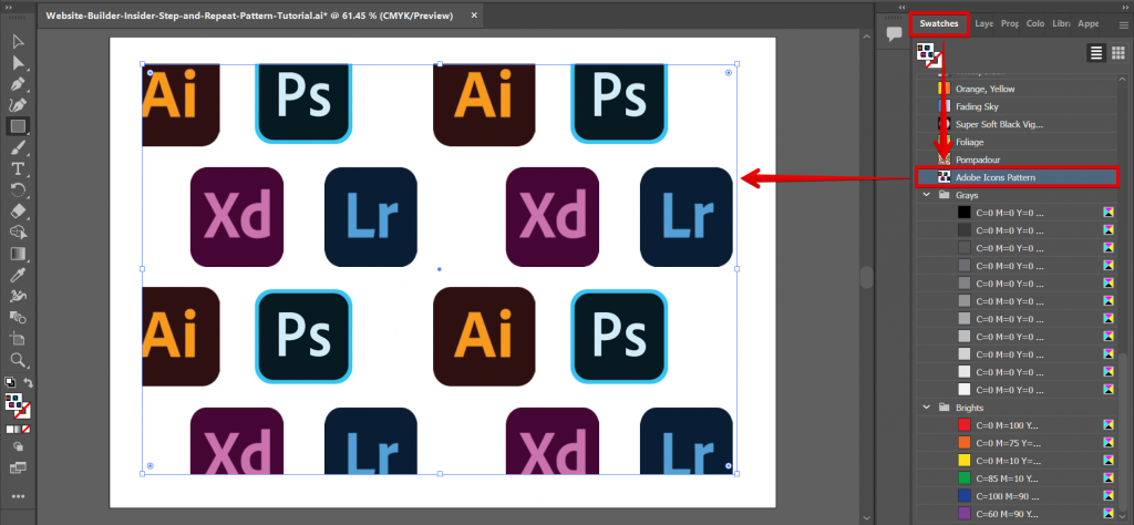 How do I make a step and repeat pattern in Illustrator ...
