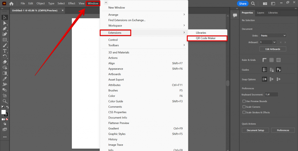 Can you make a QR code in Illustrator?