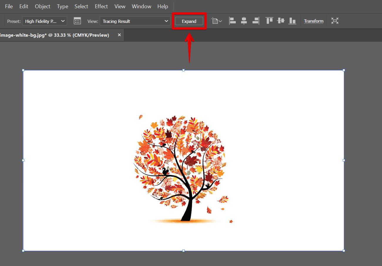 How do I remove the white background from an image in Illustrator ...
