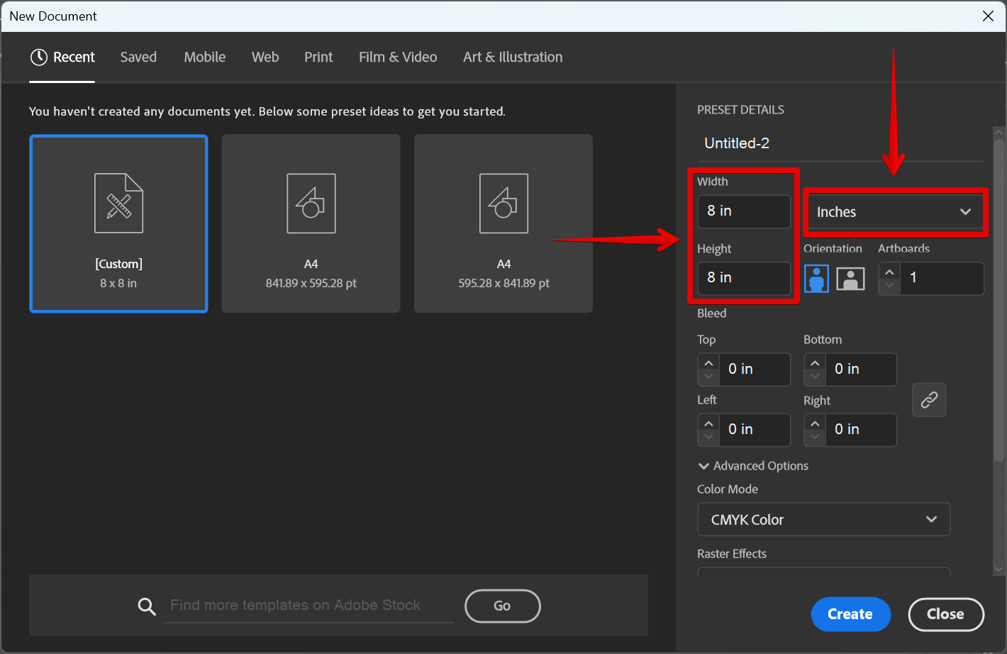 Logo Size Illustrator