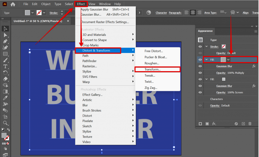 How do you emboss in Illustrator?