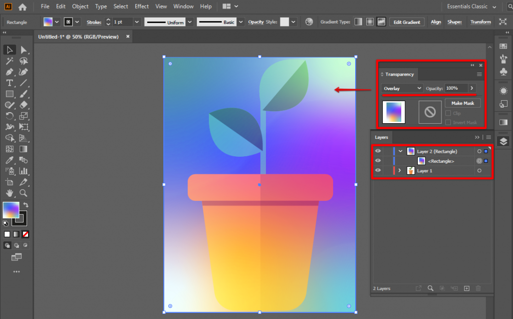 How do you make a watercolor effect in Illustrator