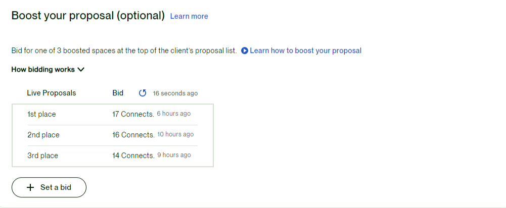 2. Boost your proposal.