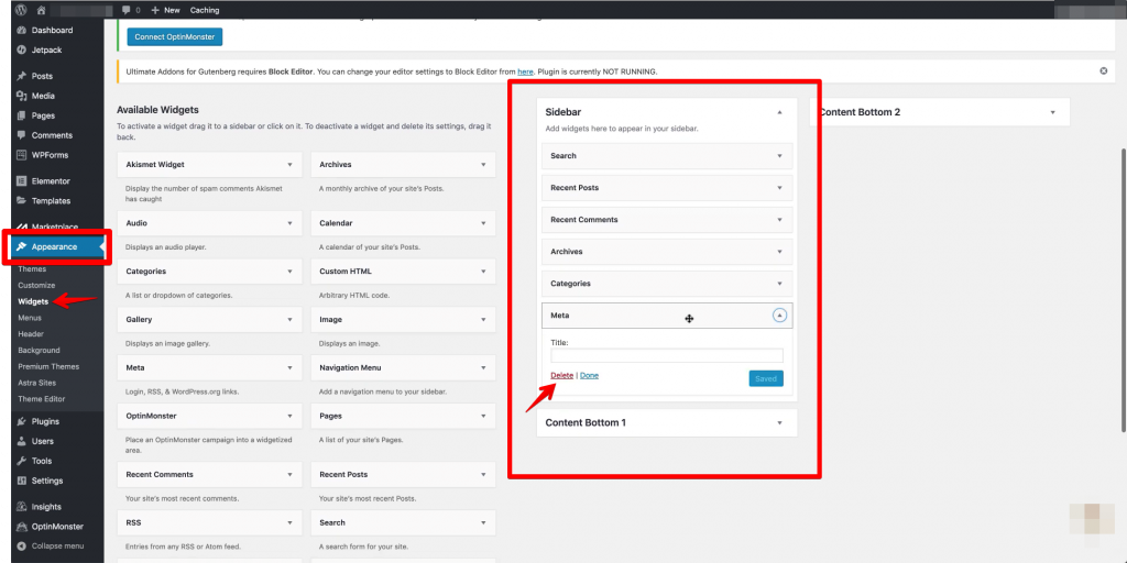 How Do I Remove the Sidebar From the Product Page?