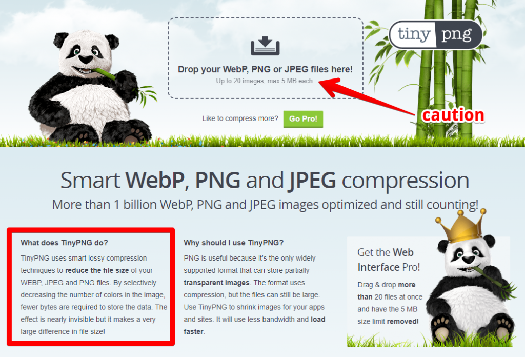 TinyPNG - digital assets compression app