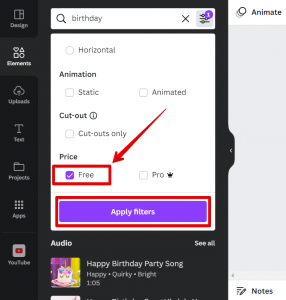 How Do I Filter Free Elements in Canva? - WebsiteBuilderInsider.com