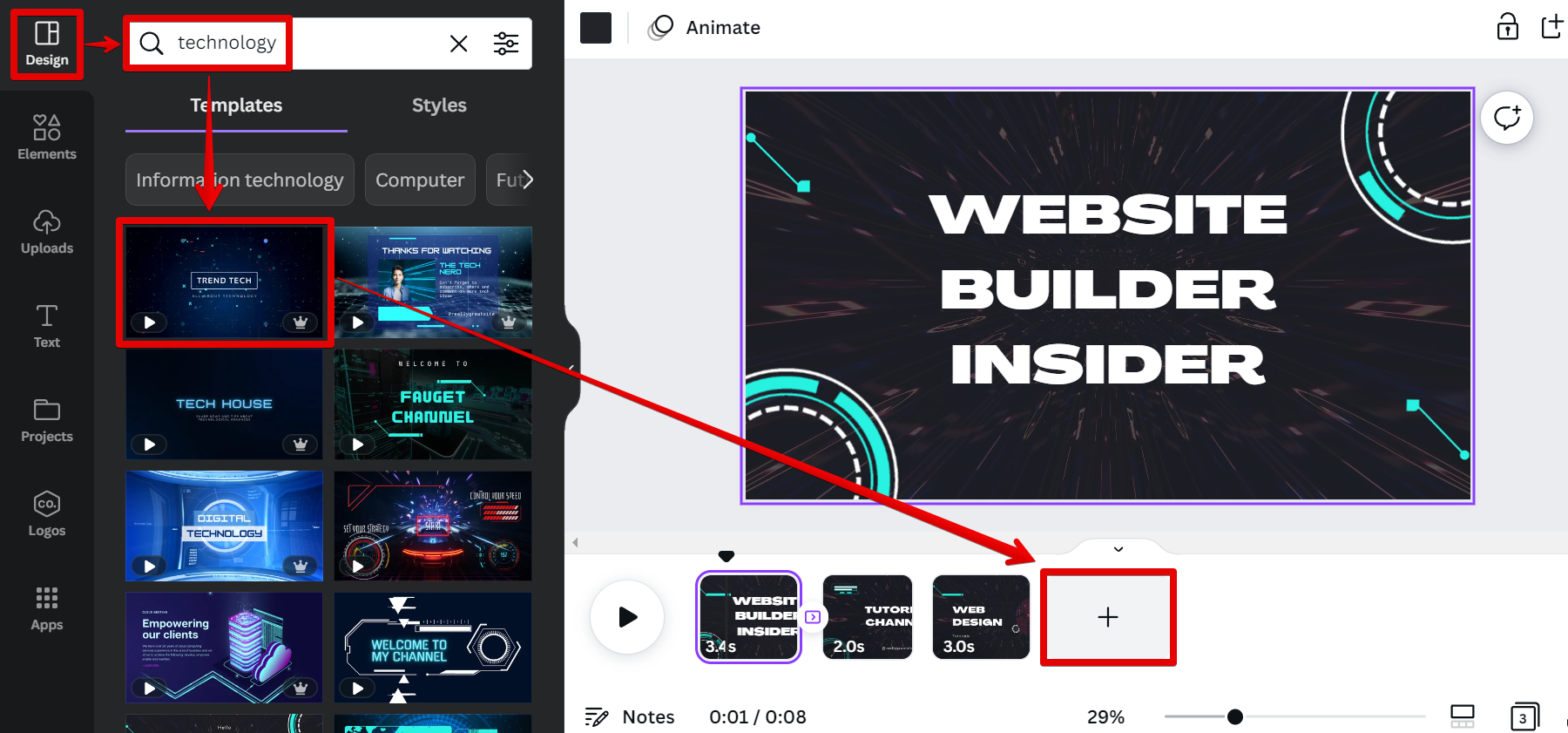 How Do I Merge Videos in Canva?