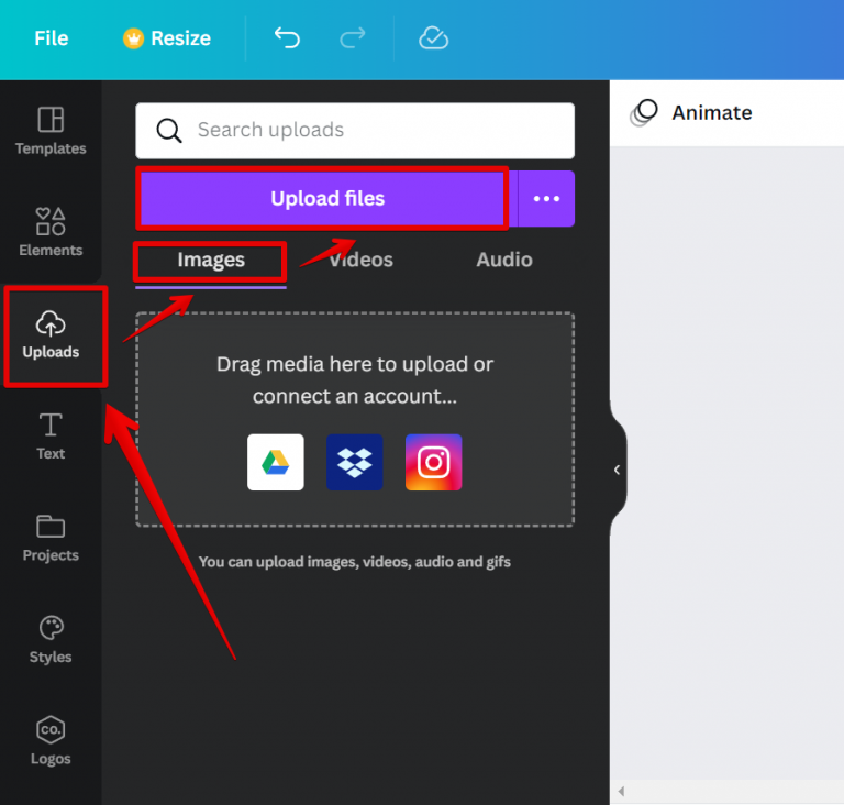 Upload YouTube videos visual data 3