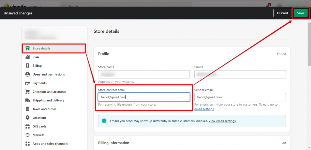 How Do I Change My Contact Form Email On Shopify 