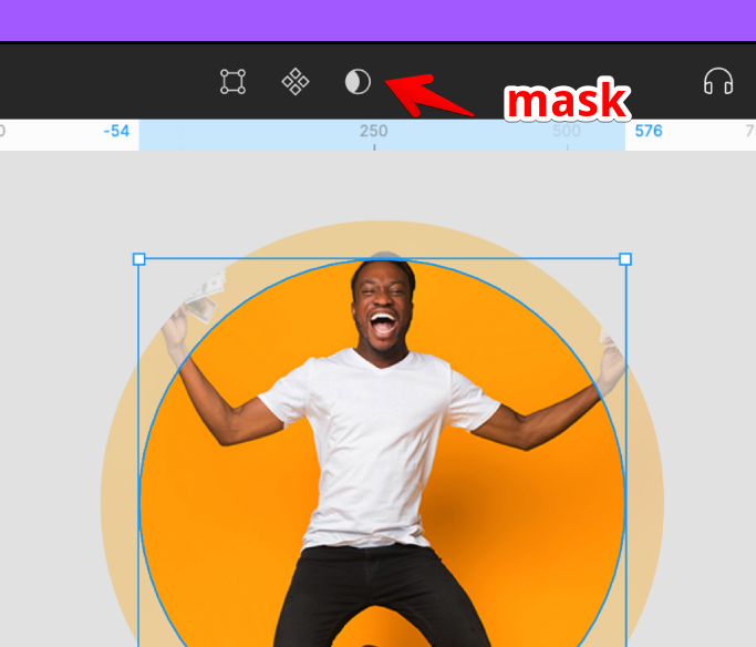 mask tool - circle image