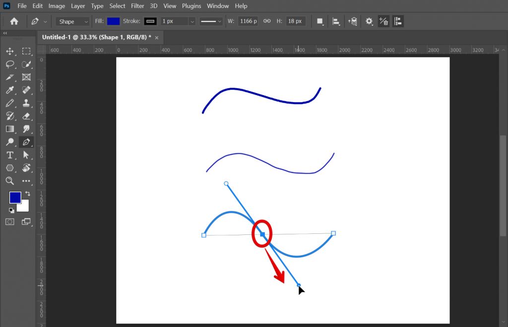 How Do I Draw a Curved Line in Photoshop? - WebsiteBuilderInsider.com