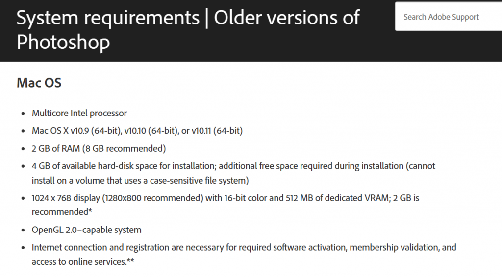 Can I Run Photoshop CC 2015? - WebsiteBuilderInsider.com