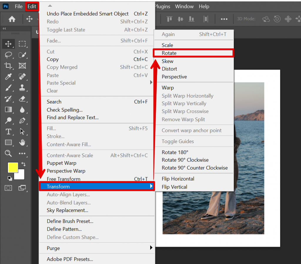 How Do I Tilt an Image in
