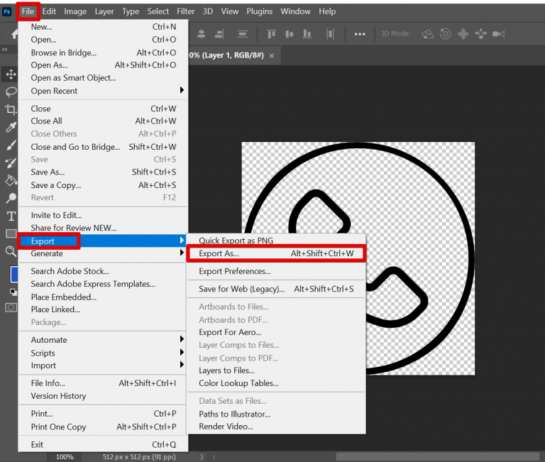 How Do I Save a PNG With a Transparent Background in Photoshop ...