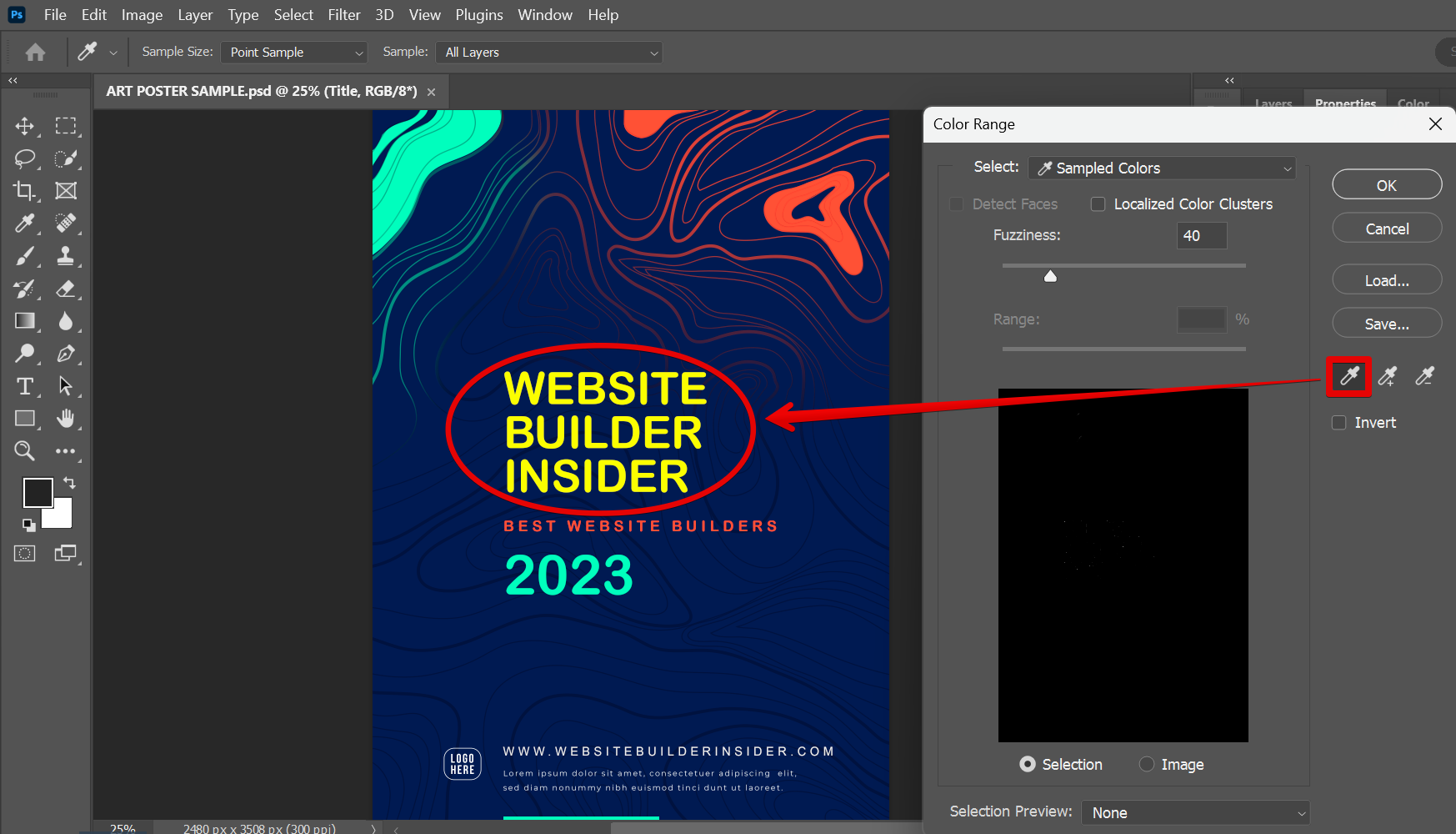 How Do I Select Text Without Background in