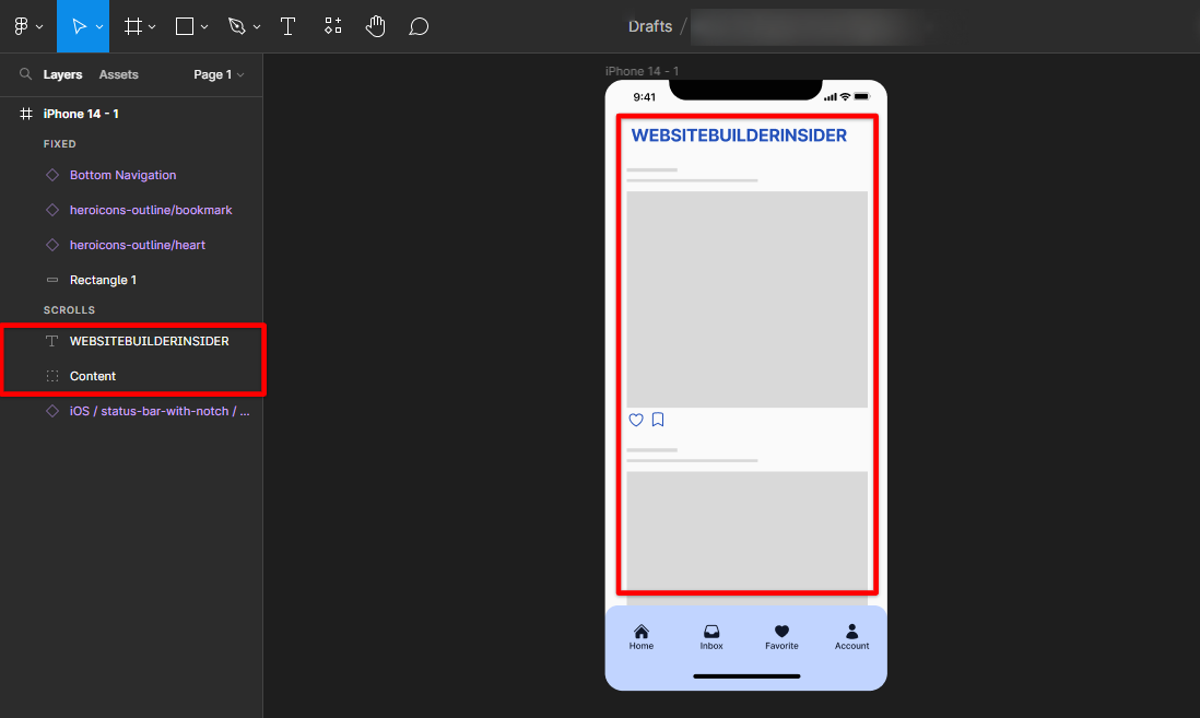 Select the style you want to copy to another Figma file