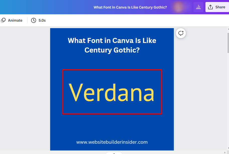 What Font in Canva Is Like Century Gothic? 