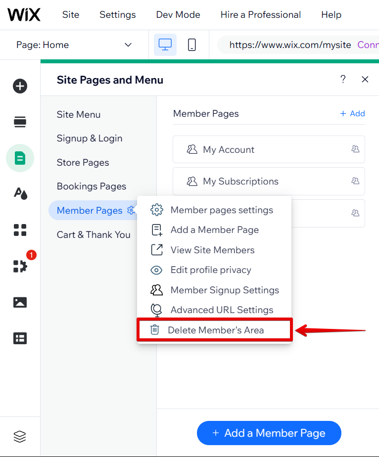 How Do I Remove Login Bar From Wix?