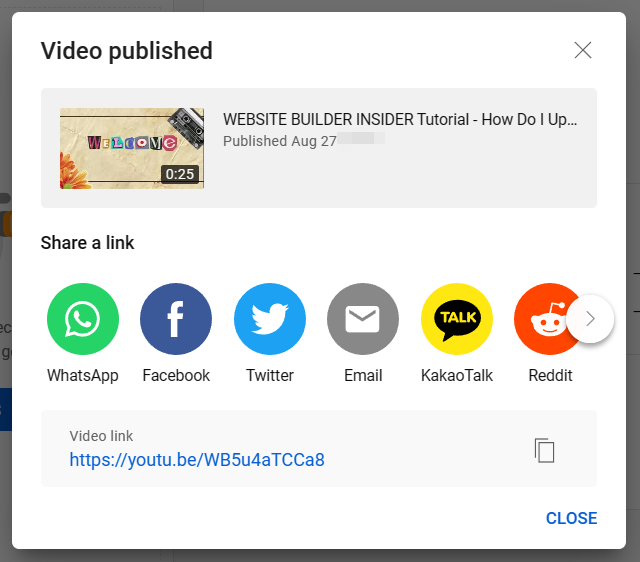 how to upload youtube video to canva presentation